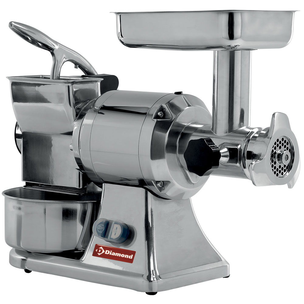 Diamond Combinatie Vleesmolen N° 12 + Parmesaanrasp | 230v | 380x220x430mm
