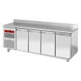 Diamond Koelwerkbank | Energiezuinig | 550L | 4 Deuren 1/1 GN | -2°C/+8°C | Geforceerd | 0.36kW | Achter Rand | 2250x700x880/985mm