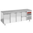Diamond Koelwerkbank | Energiezuinig | 550L | 3 Deuren + 2 Laden 1/1 GN | -2°C/+8°C | Geforceerd | 0.36kW | 2250x700x880/900mm