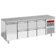 Diamond Koelwerkbank | Energiezuinig | 550L | 1 Deur + 6 Laden 1/1 GN | -2°C/+8°C | Geforceerd | 0.36kW | 2250x700x880/900mm