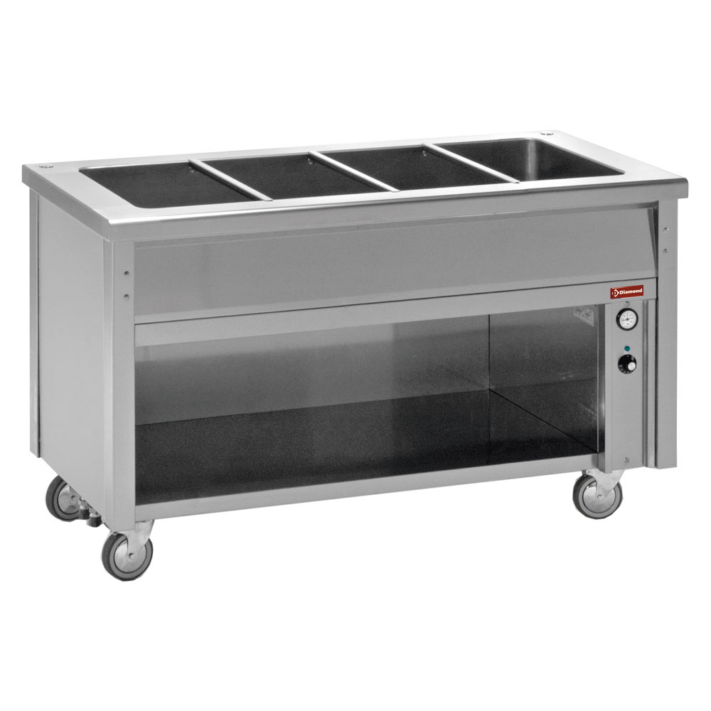 Bain-marie Element Op Open Kast 4 GN 1/1
