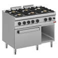 Diamond Gasfornuis 6 Branders | Op Gasoven GN 2/1 En Kast