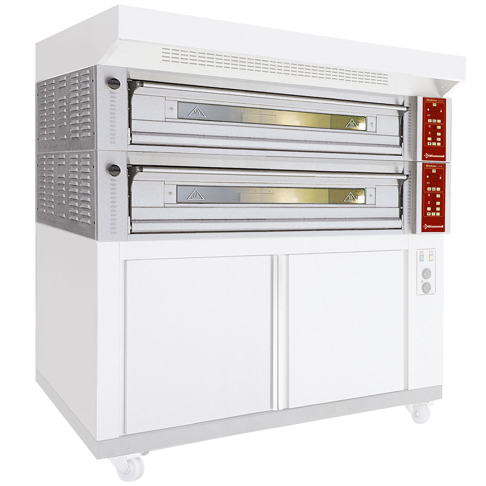 Diamond Modulaire Oven | Capaciteit 4x 600x400mm | 400v | 1250x1610x360mm