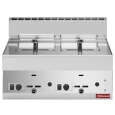 Diamond Alpha 650 Friteuse | Gas | 8+8L | Aftapkranen | 700x650x280/380mm