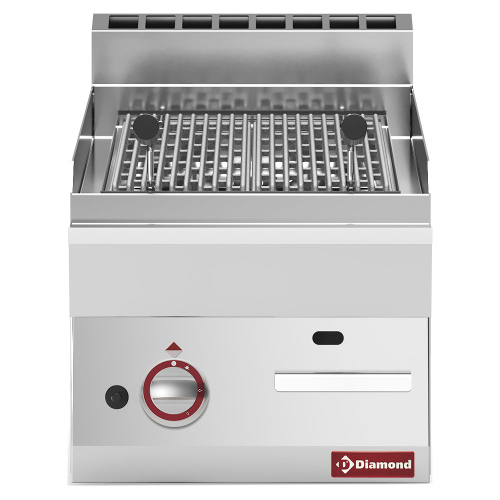 Diamond Lavasteengrill | ALPHA 650 | Gas | Gietijzer Oppervlak | 5.55kW | 400x650x280/380mm
