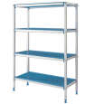 Lineaire Rek In Geanodiseerd Aluminium GN 4 Niveau's "modular Rack"