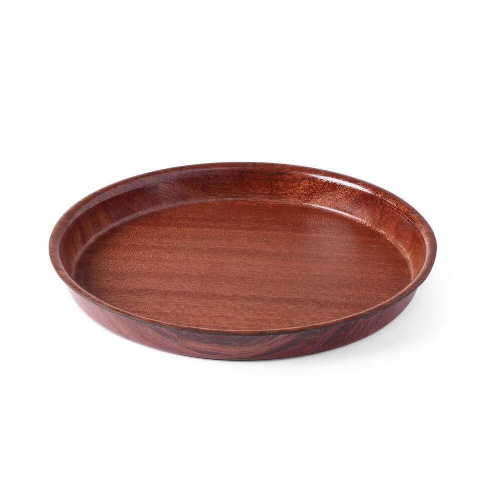 Dienblad Woodform, Hendi, Mahonie, ø420x(h)30mm