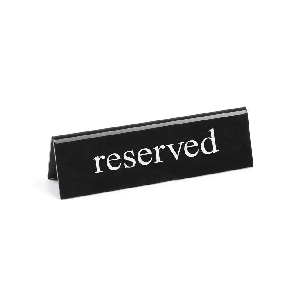 Tafelstandaard Gereserveerd, Hendi, Reserved, 130x30x(h)38mm