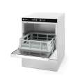 Glazen Vaatwasser 40x40 – Elektronische Bediening | Hendi | Met Afvoer En Reinigingspomp | 230v/2800w | 472x566x(h)705mm