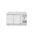 Arktic Koelwerkbank | ProfiLine | Energiezuinig | 280L | 2 Deuren 1/1 GN | -2°C/+8°C | Geforceerd | Achteropstand | 1360x700x850/890mm