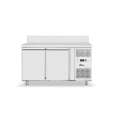 Arktic Vrieswerkbank | ProfiLine | 280L | 2 Deuren 1/1 GN | -18°C/-22°C | Geforceerd | Achteropstand | 1360x700x850/890mm