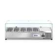 Arktic Opzetkoelvitrine | 5x 1/4 GN | -2°C/+8°C | 1205x335x430mm