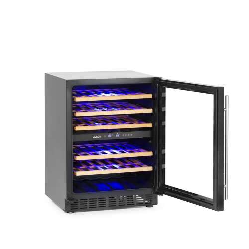 Wijnkoeler, 2 Zones, 46 Flessen, Arktic, 133L, 220-240v/90w, 595x646x(h)830mm