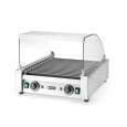 Glazen Cover Voor Worstenroller Grill, Hendi, Voor Worstenroller Grill 14 (268735), 470x591x(h)250mm