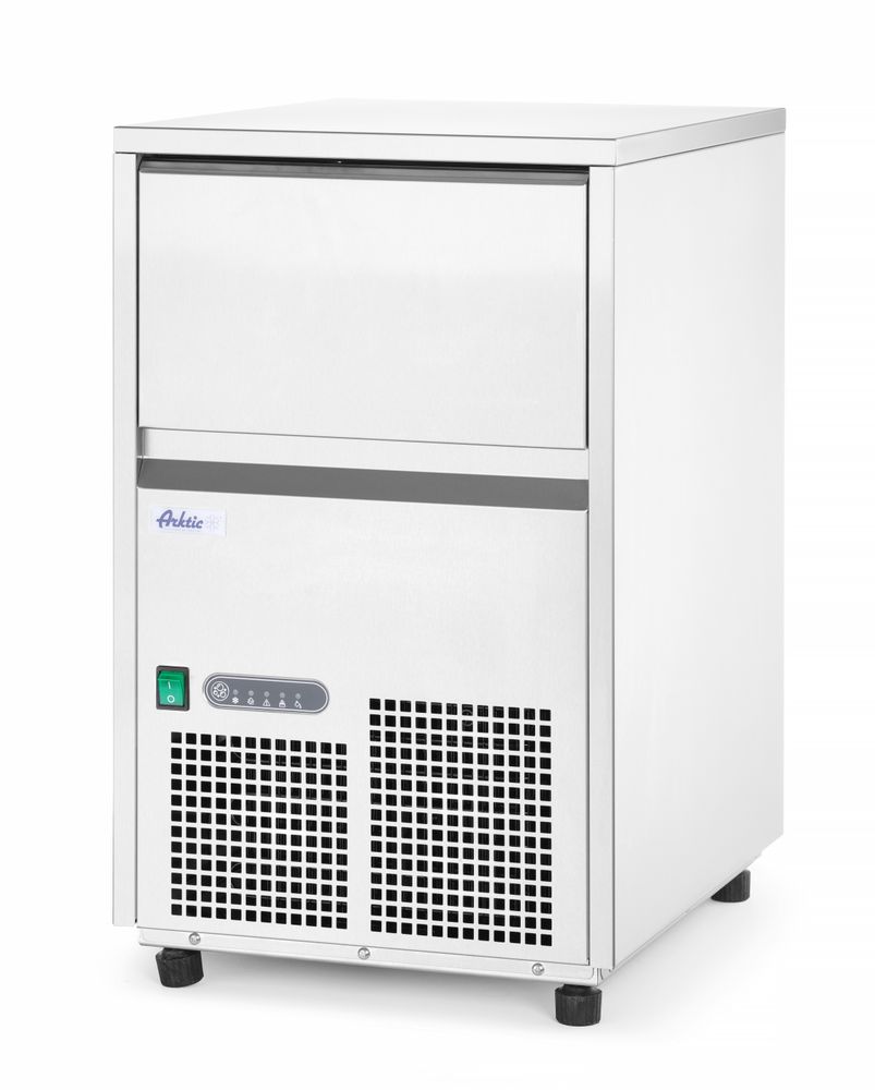 Arktic IJsblokjesmachine | Volle Blokjes | 22kg/24u | Bunker 6kg | Luchtgekoeld | 380x520x637mm - Afbeelding 2