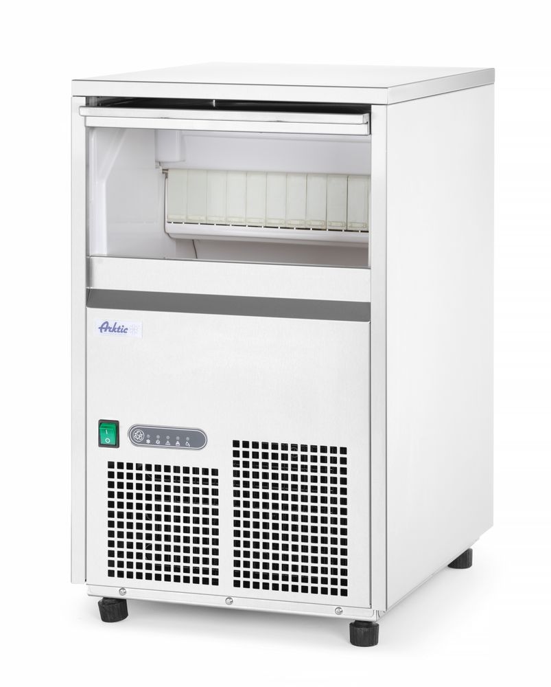 Arktic IJsblokjesmachine | Volle Blokjes | 22kg/24u | Bunker 6kg | Luchtgekoeld | 380x520x637mm - Afbeelding 3