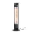 Infrarood Terrasverwarmer Tornado, Hendi, Zwart, 230v/2000w, 210x270x(h)1060mm