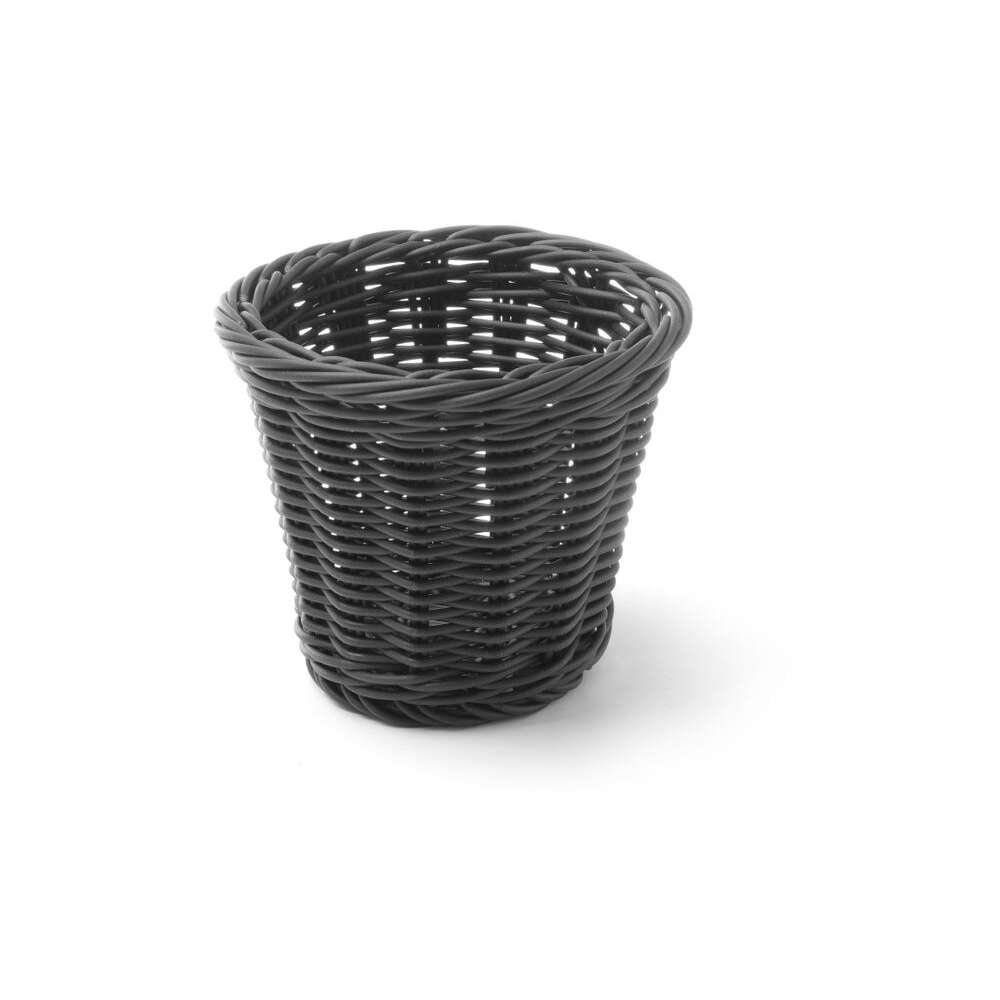 Snackmandje, Hendi, Zwart, ø130x(h)110mm