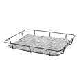 Broodmand Met Roestvast Stalen Rand, Hendi, Lichtgrijs, 400x300x(h)50mm