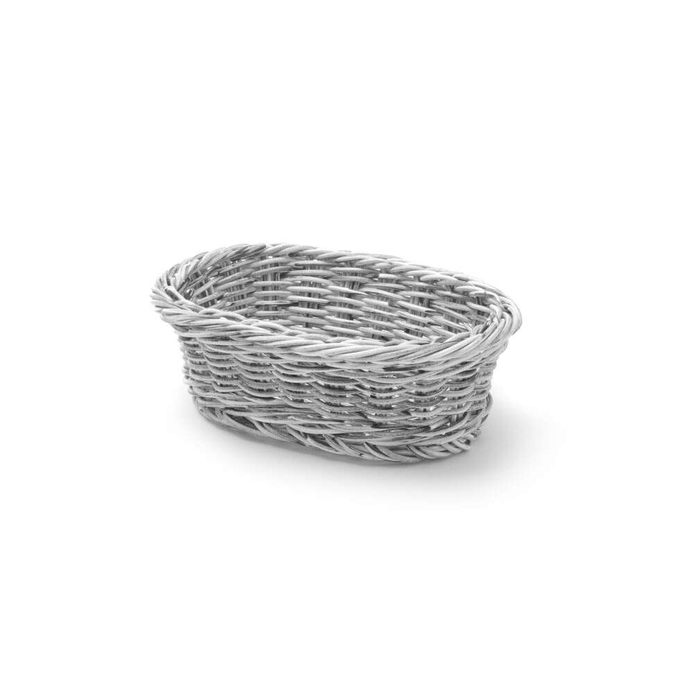 Broodmand Ovaal, Hendi, Lichtgrijs, 190x120x(h)60mm