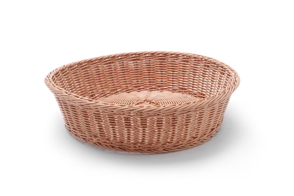 Broodmand Rond, Hendi, Bruin, ø400x(h)90mm