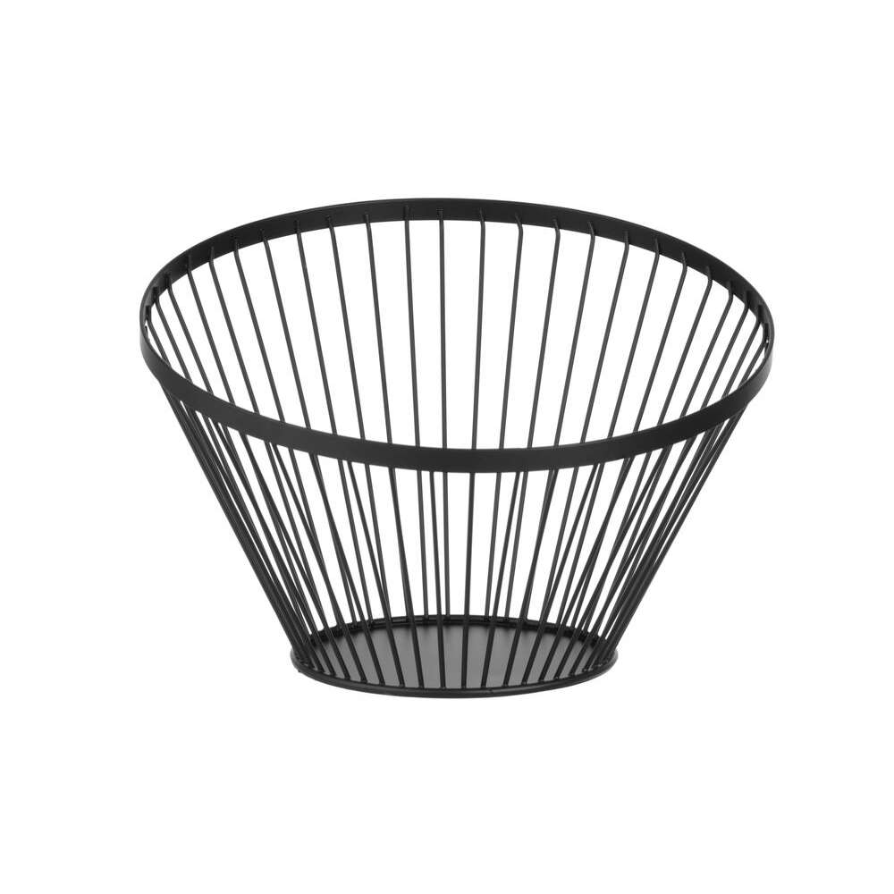 Fruitkorf Schuin Zwart, Hendi, ø300x(h)250mm