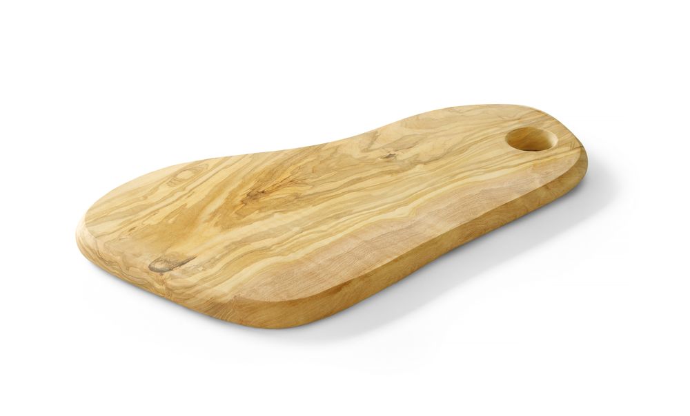 Serveerplank Met Gat, Olijfhout, Hendi, 350x210x(h)18mm - Afbeelding 2