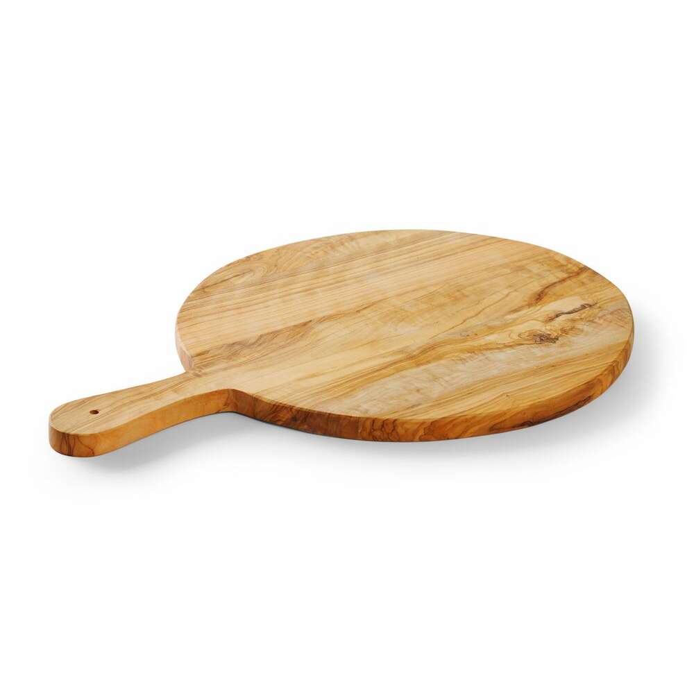 Serveerplank Olijfhout, Hendi, ø320x(h)19mm