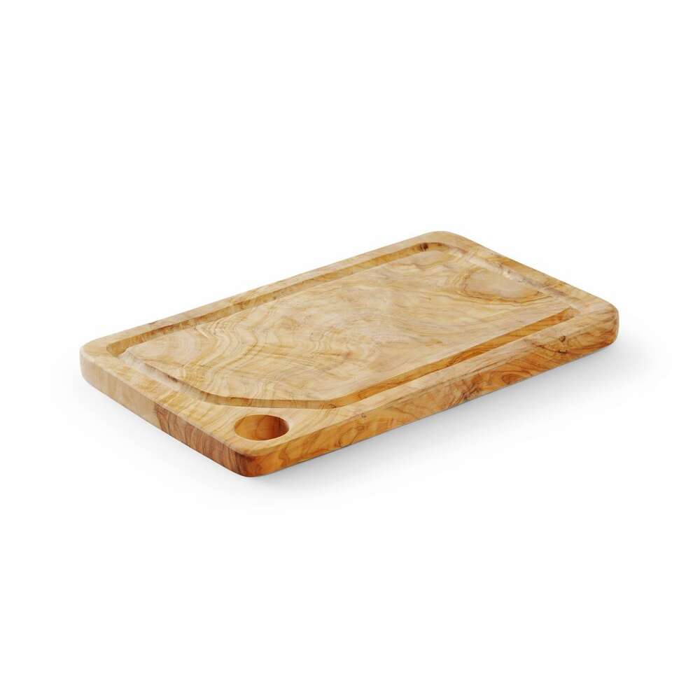 Serveerplank Olijfhout, Hendi, 335x205x(h)25mm