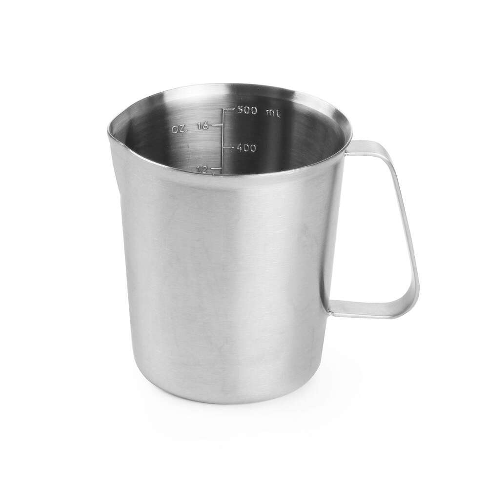 Maatbeker Roestvast Staal, Hendi, 0,5L, ø90x(h)105mm