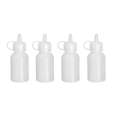 Mini Saus Dispenser - Set Van 4 Stuks., Hendi, 0,03L, Transparant, ø30x(h)85mm