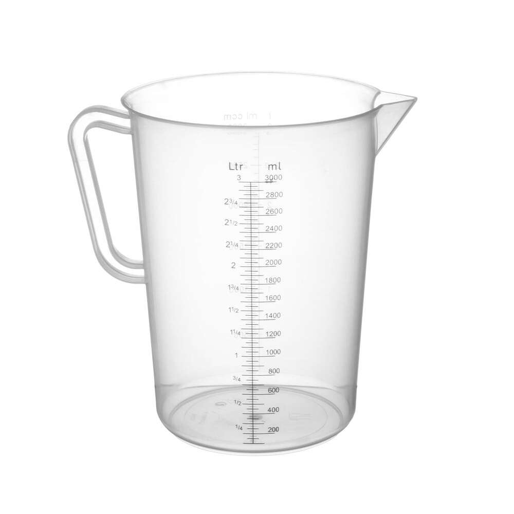 Maatbeker Polypropyleen, Hendi, 3L, ø160x(h)240mm
