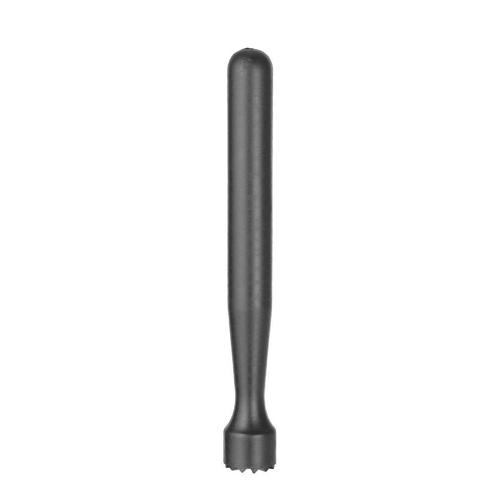 Cocktail Muddler, Bar Up, Geribbelde Kop, Zwart, ø34x207mm