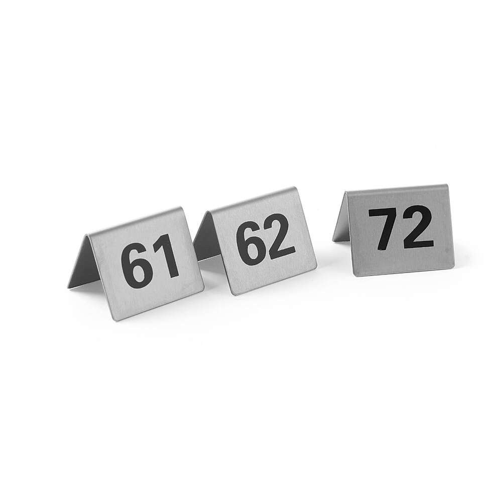 Tafelstandaard Nummers, Hendi, Nummers 61-72, 50x35x(h)40mm