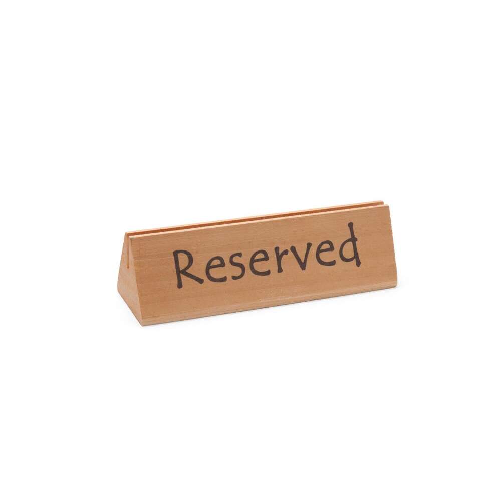 Tafelstandaard Reserved, Hendi, "reserved", 152x44x(h)44mm
