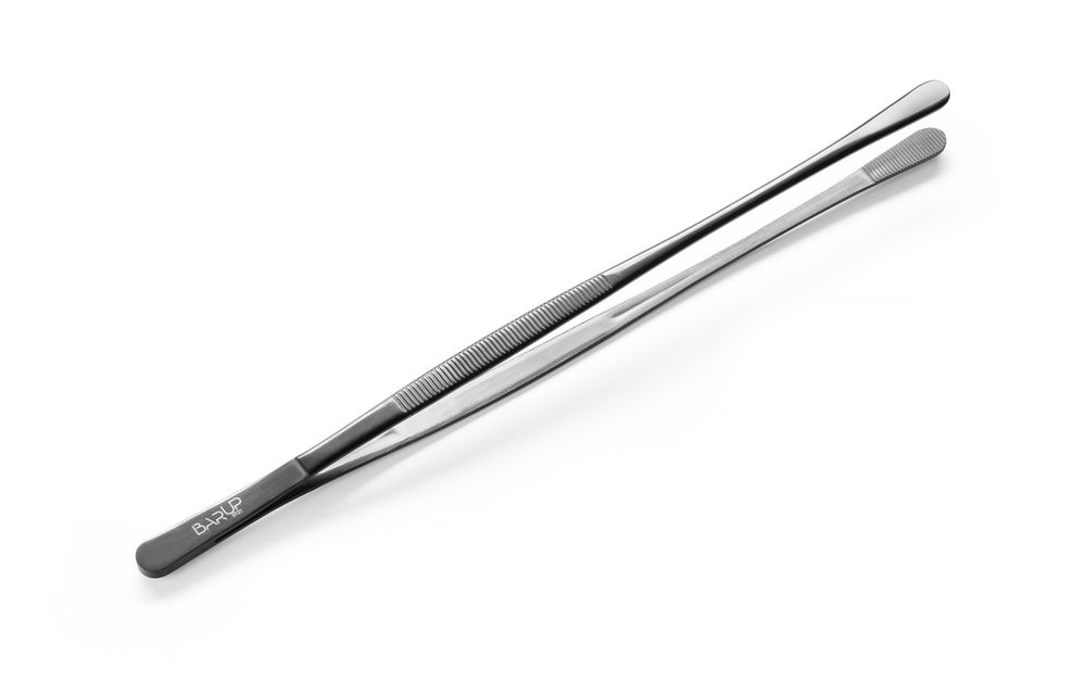 Pincet Met Ronde Kop Gecoat, Bar Up, Zwart, (l)305mm