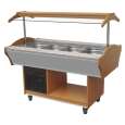 Combisteel Gekoeld Buffet GN 4x 1/1 | Statisch | 230v | 1550x900x850/1350mm