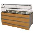 Combisteel Gekoeld Buffet GN 5x 1/1 | Statisch | Led Verlichting | 1800x800x1350mm
