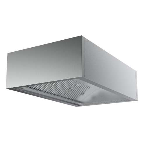CombiSteel Inductiekap Doosmodel 2400 | RVS | 1300mm Diep | 4 Filters