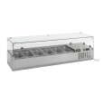Combisteel Opzetkoelvitrine | 6x 1/3 GN | 1500x395x435mm