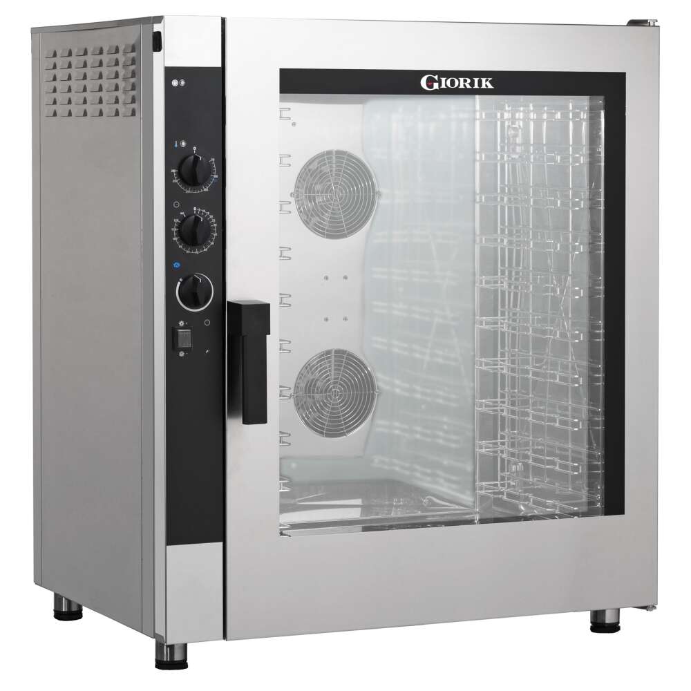 Combisteel Heteluchtoven | 10 Niveaus En/GN | Gas | Bevochtiging Automatisch | 870x790x1080mm