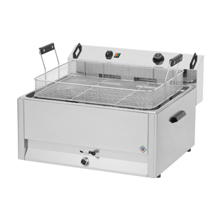 Combisteel Deeg-/visfriteuse | Elektrisch | 16L | 400v | Aftapkraan | 540x540x370mm