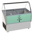 CombiSteel Schepijsvitrine | BALI | 354L | 9x 5L | Statisch | Wielen | 1192x825x1257mm