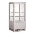 Combisteel Koelvitrine | 68L | Wit | 0°c/+12°c | 4 Niveaus | 428x386x885mm