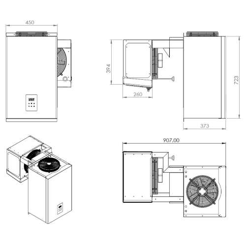 Wandunit Inhang Vries 2-4 M3 | Combisteel