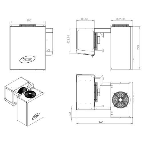 Wandunit Inhang Vries 6,6-9 M3 | Combisteel