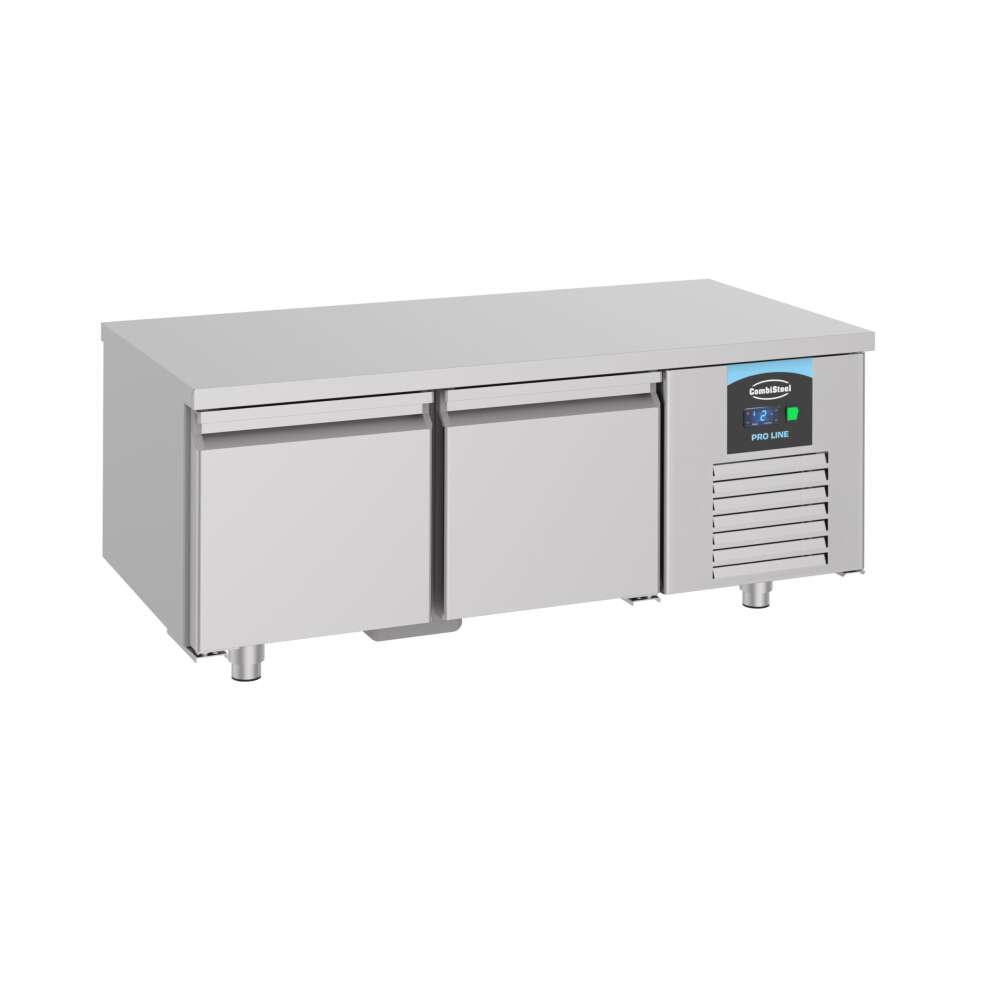 Combisteel Koelwerkbank | PRO LINE | Laag Model | 180L | 2 Deuren | -2°C/+8°C | Geforceerd | 1200x700x600mm