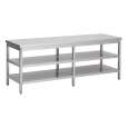 800 Werktafel 2 Schappen 2500 | Combisteel