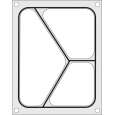 Traysealer Matrix, Hendi, Driedelige Container 227x178 Mm