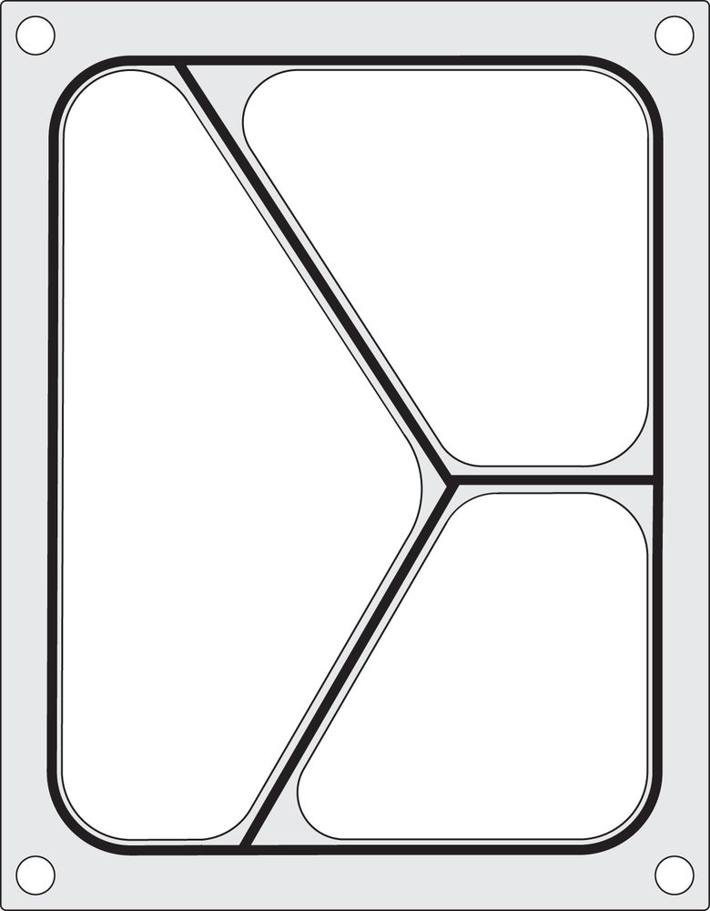 Traysealer Matrix, Hendi, Driedelige Container 227x178 Mm